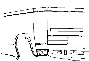 VAN WEZEL 5870134 -  Боковина